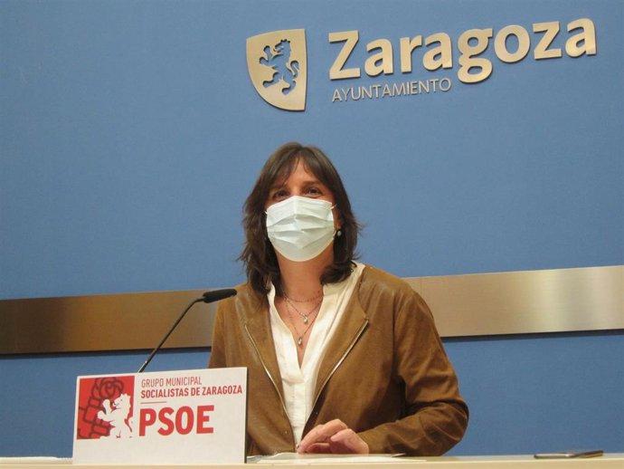 La portavoz del grupo municipal del PSOE en el Ayuntamiento de Zaragoza, Lola Ranera