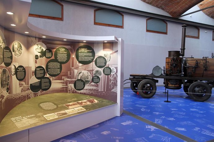 El carroestufa expuesto en el Mnactec.