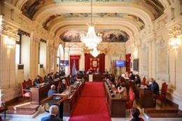 Pleno de Málaga en una imagen de archivo 