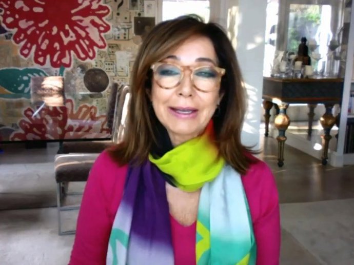 Ana Rosa Quintana ha 'telepresentado' a causa de su cuarentena por contacto con un positivo en Covid