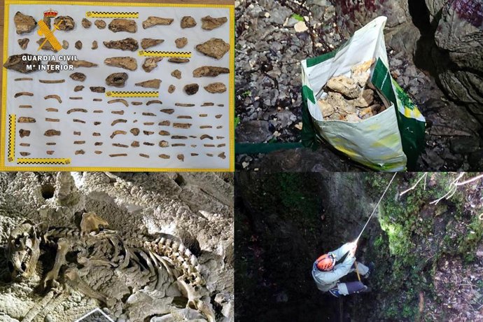 Rdo. Nota De Prensa Guardia Civil (Se Investiga El Expolio De Restos Fósiles De Dos Osos Cavernarios Interesa Colaboración Ciudadana)