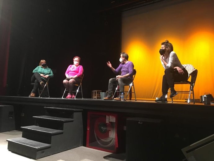 Imagen de una obra de un teatro municipal de Palma.