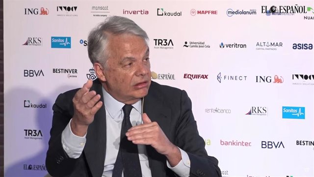 Presidente de Mutua Madrileña, Ignacio Garralda, en el I Simposio del Observatorio de las Finanzas organizado por El Español e Invertia