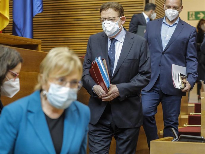 Puig en la sesión de control en Les Corts