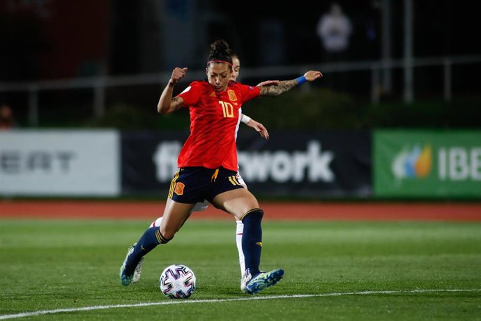 Jenni Hermoso con la selección española
