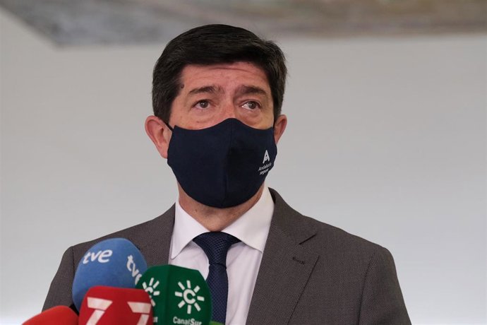 El vicepresidente de la Junta y consejero, Juan Marín, en una imagen de archivo.