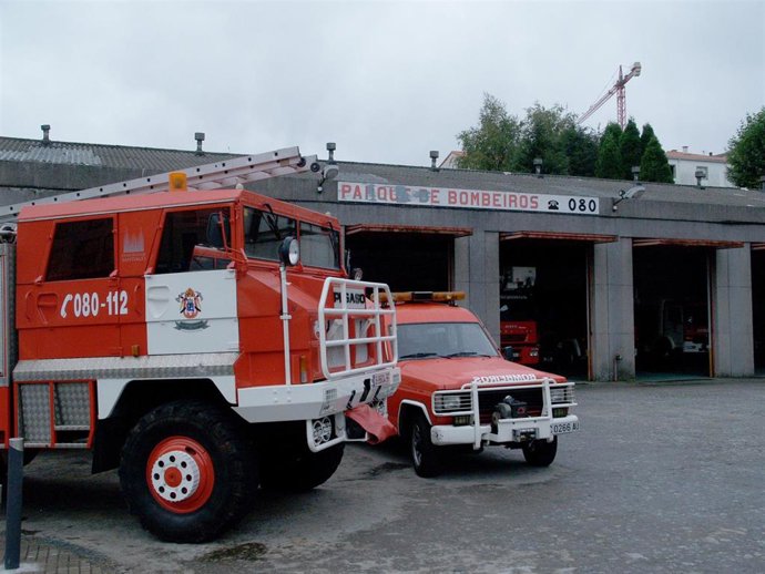 Archivo -  Parque de Bomberos de A Coruña