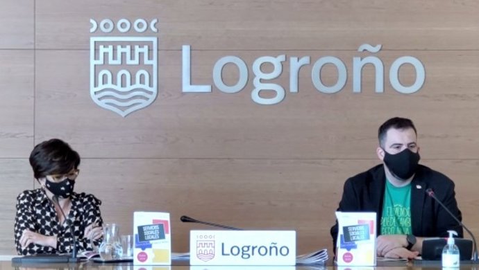 Iván Reinares y Carmen Tamayo hacen balance de los Servicios Sociales del Ayuntamiento de Logroño en 2020