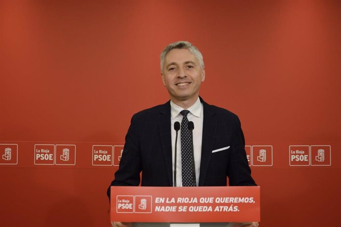 El secretario general del PSOE de La Rioja, Francisco Ocón