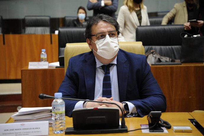 El consejero extremeño de Sanidad José María Vergeles.