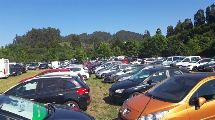 Archivo - Aparcamiento  de Rodiles en una imagen de archivo.