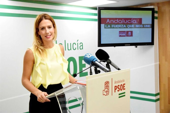 Archivo - Antonia García, vicesecretaria general del PSOE de Málaga y viceportavoz en la Diputación
