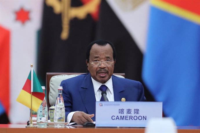 Archivo - El presidente de Camerún, Paul Biya