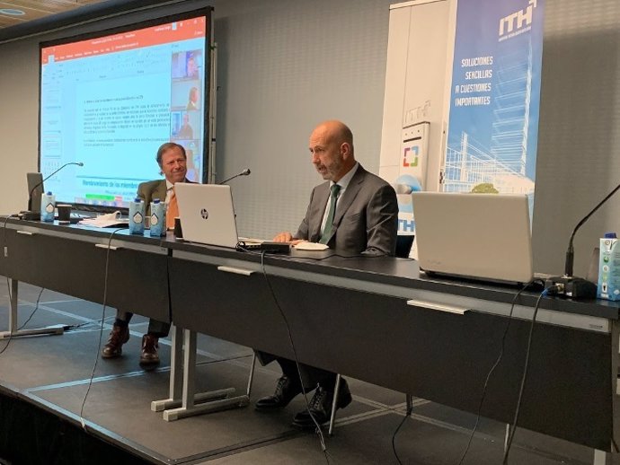 Javier García Cuenca, nuevo presidente del Instituto Tecnológico Hotelero (ITH), durante la Asamblea Anual y Electoral de la Asociación, celebrada esta jueves en el Hotel Meliá Castilla (Madrid).