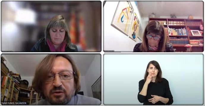 Pleno telemático de la Diputación de Barcelona.