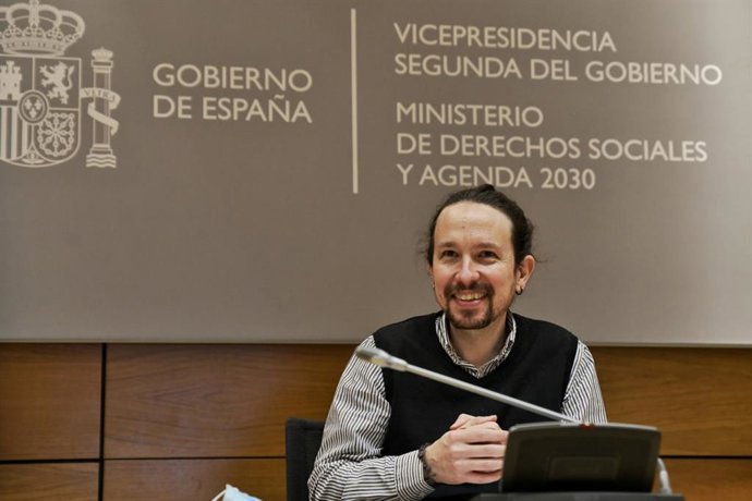 El vicepresidente de Derechos Sociales y Agenda 2030, Pablo Iglesias