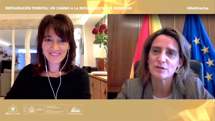 La ministra para la Transición Ecológica y Reto Demográfico, Teresa Ribera, defiende el valor de los bosques por su capacidad como sumidero de CO2, para regular el clima y para crear empleo a nivel global.