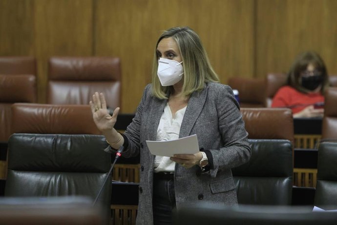 La consejera de Fomento, Infraestructuras y Ordenación del Territorio, Marifrán Carazo.