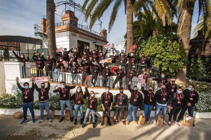 Participantes de la plataforma 'Talento Cruzcampo'.