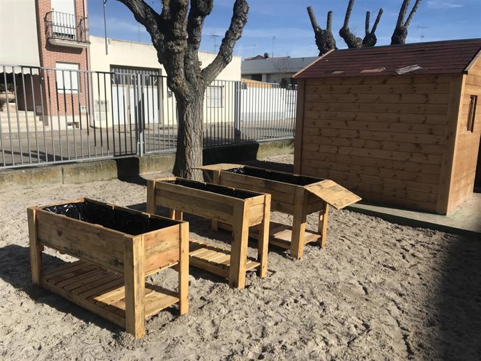Archivo - Instalación ubicada en el patio del CEIP Virgen de Sacedón.
