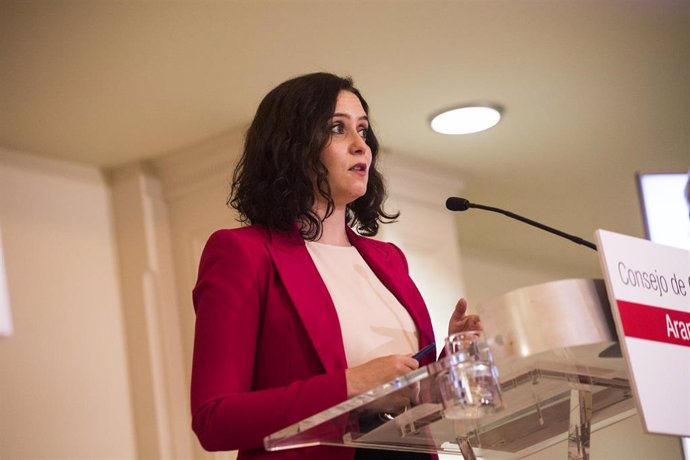 La presidenta de la Comunidad de Madrid, Isabel Díaz Ayuso.