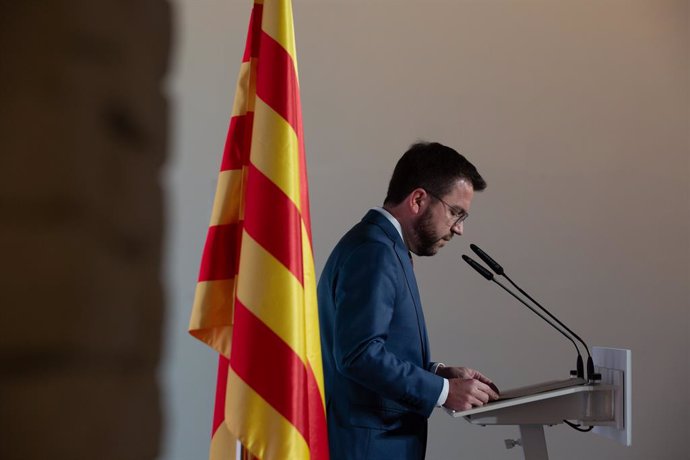El vicepresident en funcions de la Generalitat i candidat d'ERC a la Presidncia, Pere Aragons, en una imatge d'arxiu.