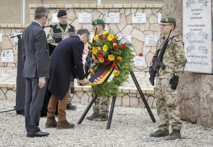 Archivo - Memorial por los militares alemanes caídos en Afganistán