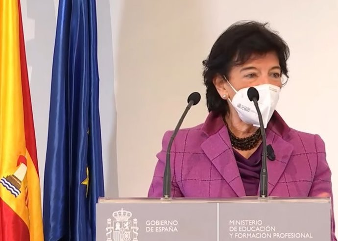Acto Nuevo currículo para nuevos desafíos con la ministra de Educación y Formación Profesional, Isabel Celaá