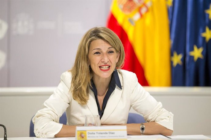 La ministra de Trabajo y Economía Social, Yolanda Díaz.