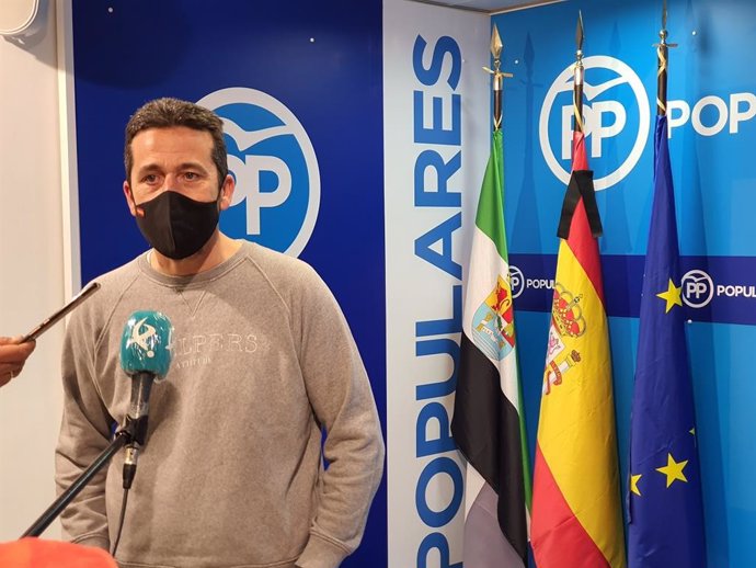 El diputado del PP en el Congreso por Badajoz Víctor Píriz.