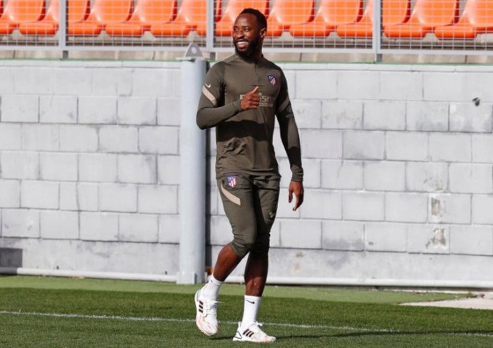 El jugador del Atlético de Madrid Moussa Dembélé