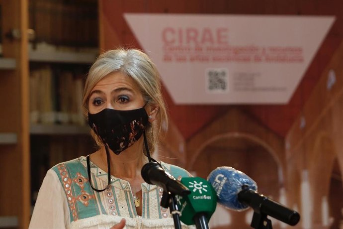 Patricia del Pozo este viernes, 26 de marzo, en el Día Mundial del Teatro.