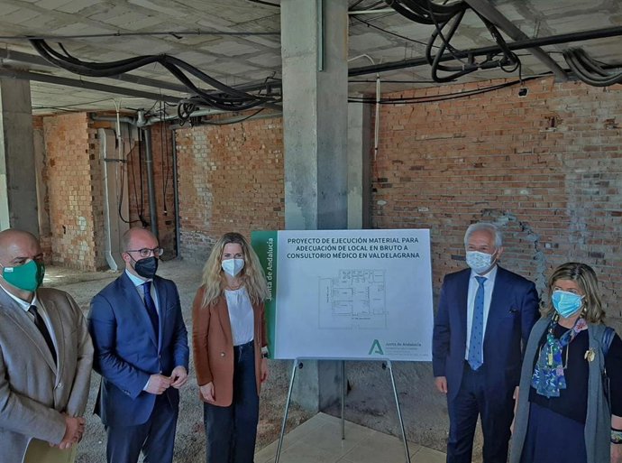 Inicio de obras del consultorio de Valdelagrana
