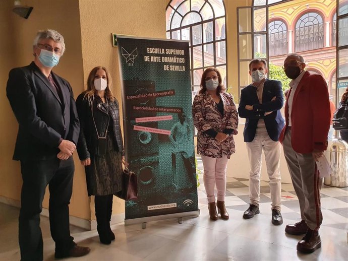 Eslava, en la Escuela Superior de Arte Dramático