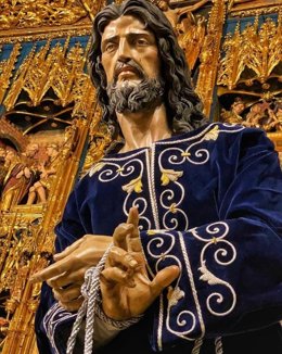 La cofradía del Prendimiento de Zaragoza celebra su 75 aniversario.