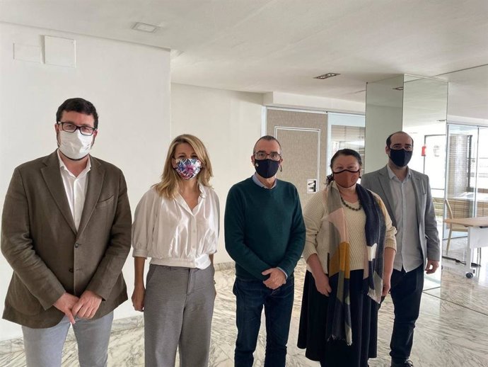 El vicepresidente del Govern, Juan Pedro Yllanes, se reúne con la ministra de Trabajo y Economía Social, Yolanda Díaz.