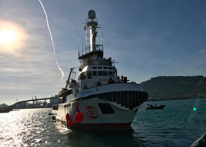 Archivo - El buque de rescate 'Open Arms'