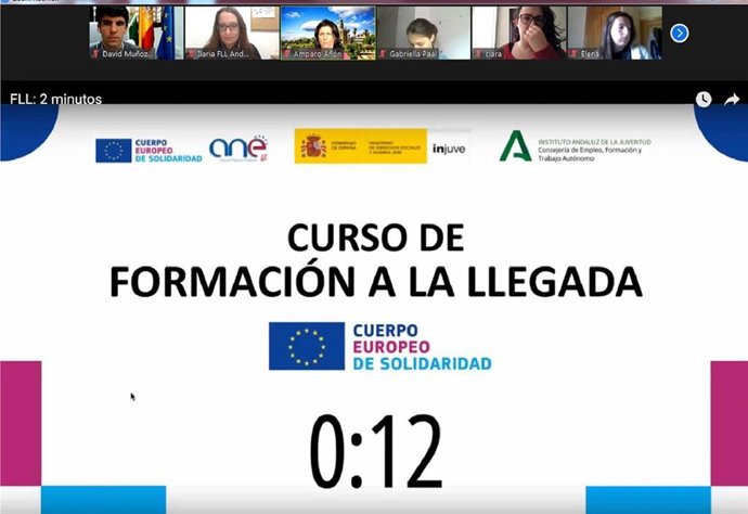 El IAJ forma a jóvenes voluntarios internacionales que llegan a Andalucía a colaborar con ONG.