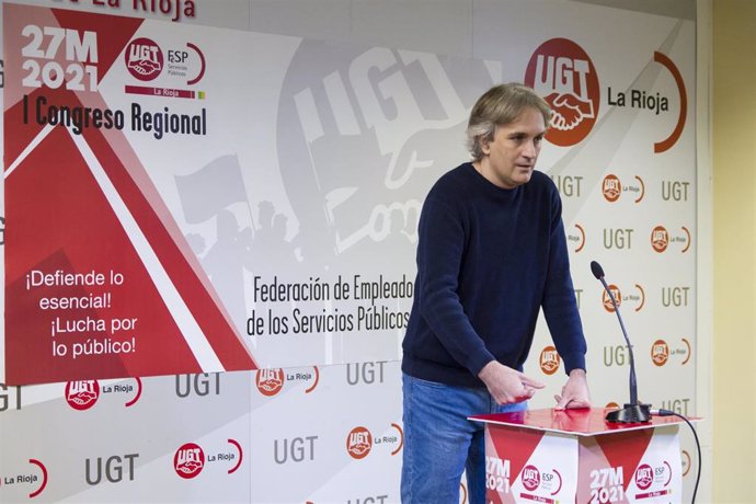 El secretario general de FeSP-UGT La Rioja, Fernando Domínguez