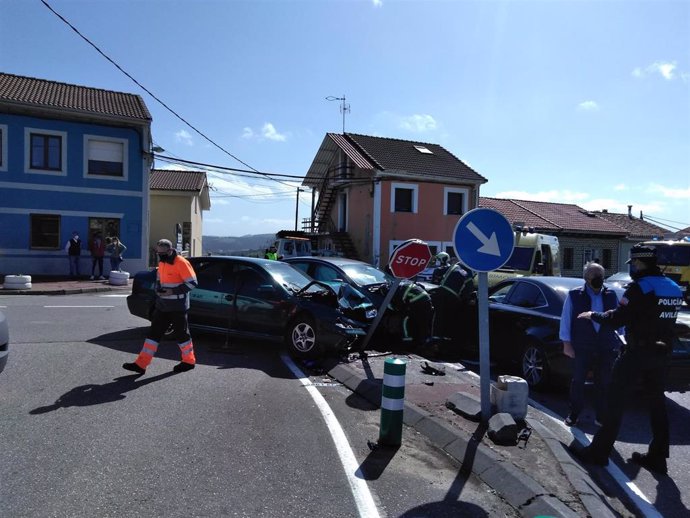 Accidente en Valliniello.