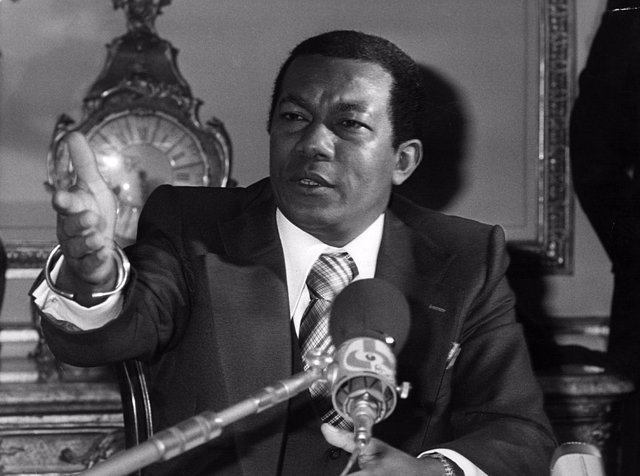 Archivo - El expresidente de Madagascar, Didier Ratsiraka