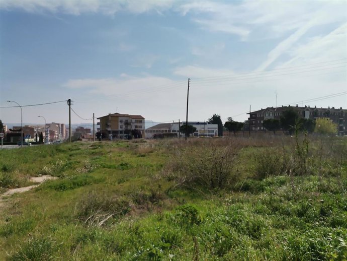 Terreno en el que está previsto la construcción de la residencia del Bajo Cinca.