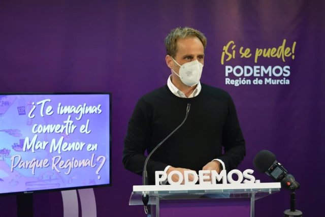 El secretario de Organización de la formación morada, Ángel Luis Hernández