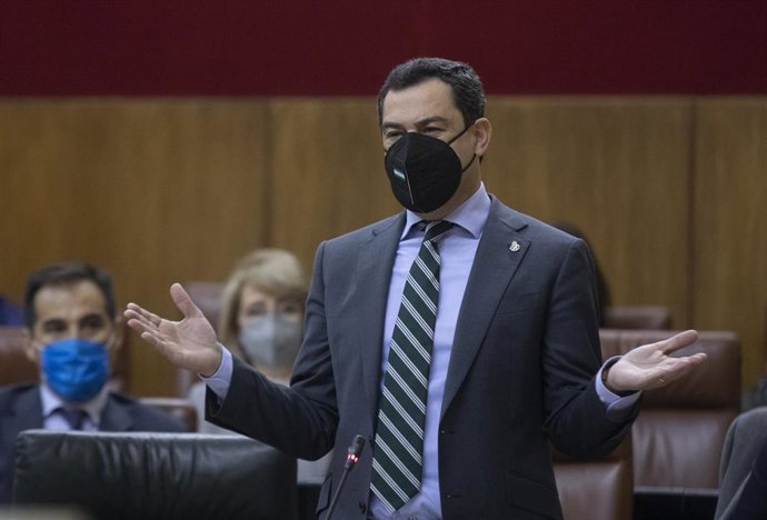 El presidente de la Junta de Andalucía, Juanma Moreno, en una imagen de archivo.