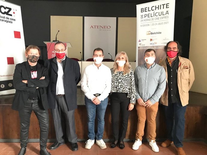 El certamen de cortometrajes 'Belchite de Película / 24 horas de cine exprés' se presenta en Málaga.