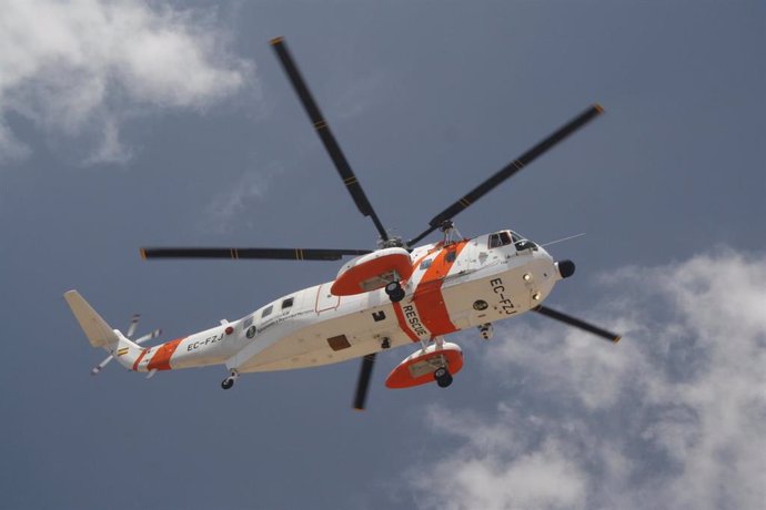 Archivo - Helicóptero de Salvamento Marítimo