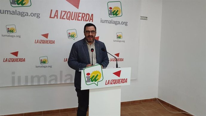 El parlamentario andaluz de Adelante y coordinador provincial de IU, Guzmán Ahumada, en una imagen de archivo 