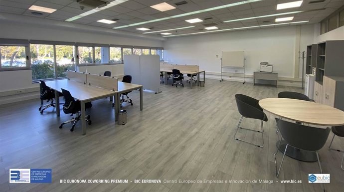 Espacio en BIC Euronova para atraer a teletrabajadores internacionales y nacionales que deseen trabajar desde Málaga