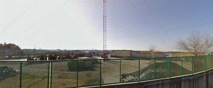 Zona donde se ejecuta el punto limpio de El Viso.