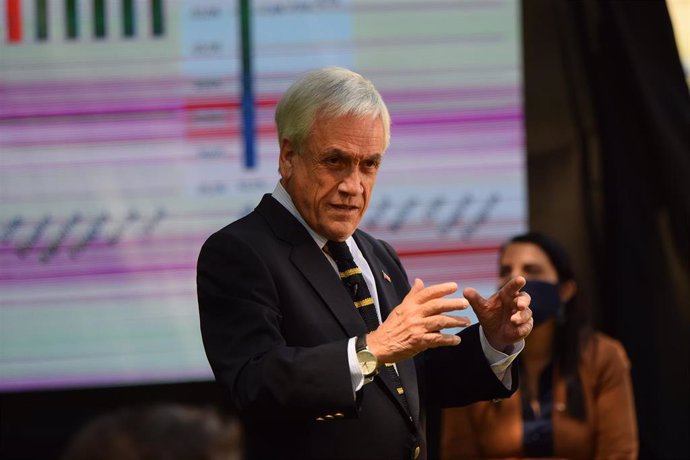 Archivo - Sebastián Piñera, presidente de Chile